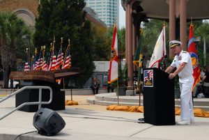 Adm. McRaven delivers keynote address at 9/11 remembrance ceremony