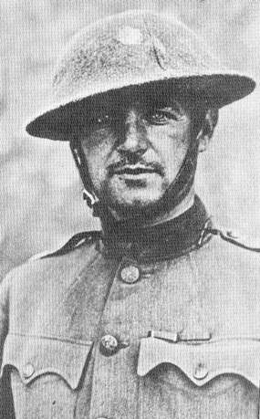 William J. Donovan as a major in France in 1918. Courtesy CIA photo.