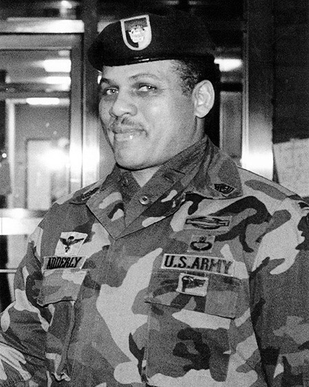 Portrait of Command Sergeant Major Tyrone Adderly