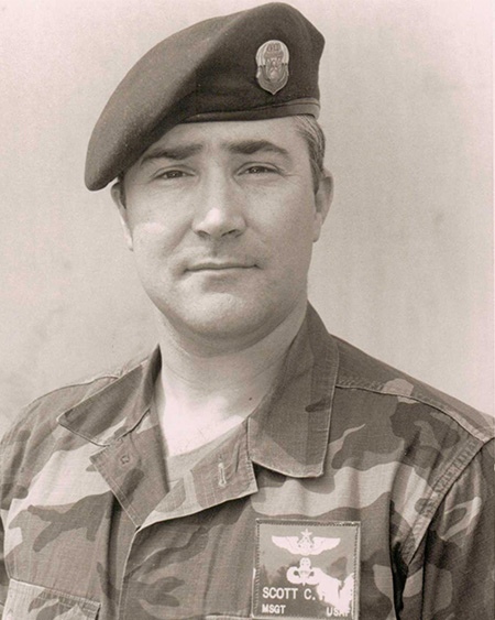 Portrait of Master Sergeant Scott Fales
