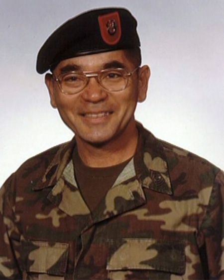 Portrait of Command Sergeant Major Ernest Tabata