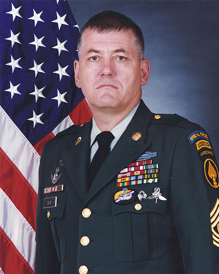 Portrait of Command Sergeant Major Mel Wick