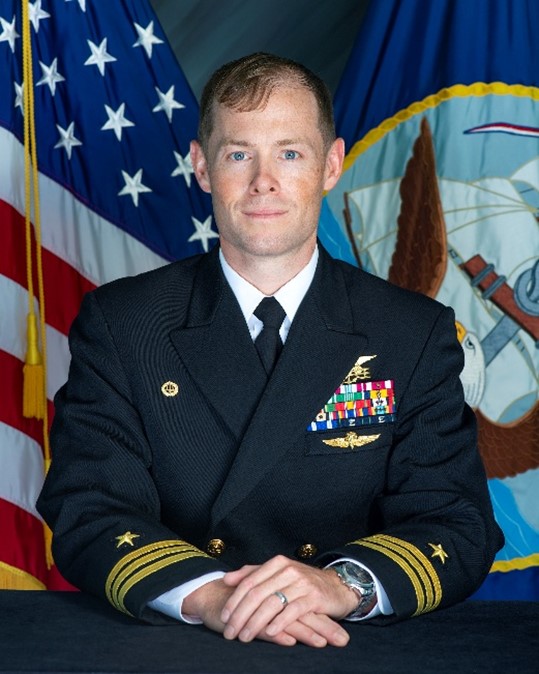 Portrait of NAVSCIATTS Commanding Officer