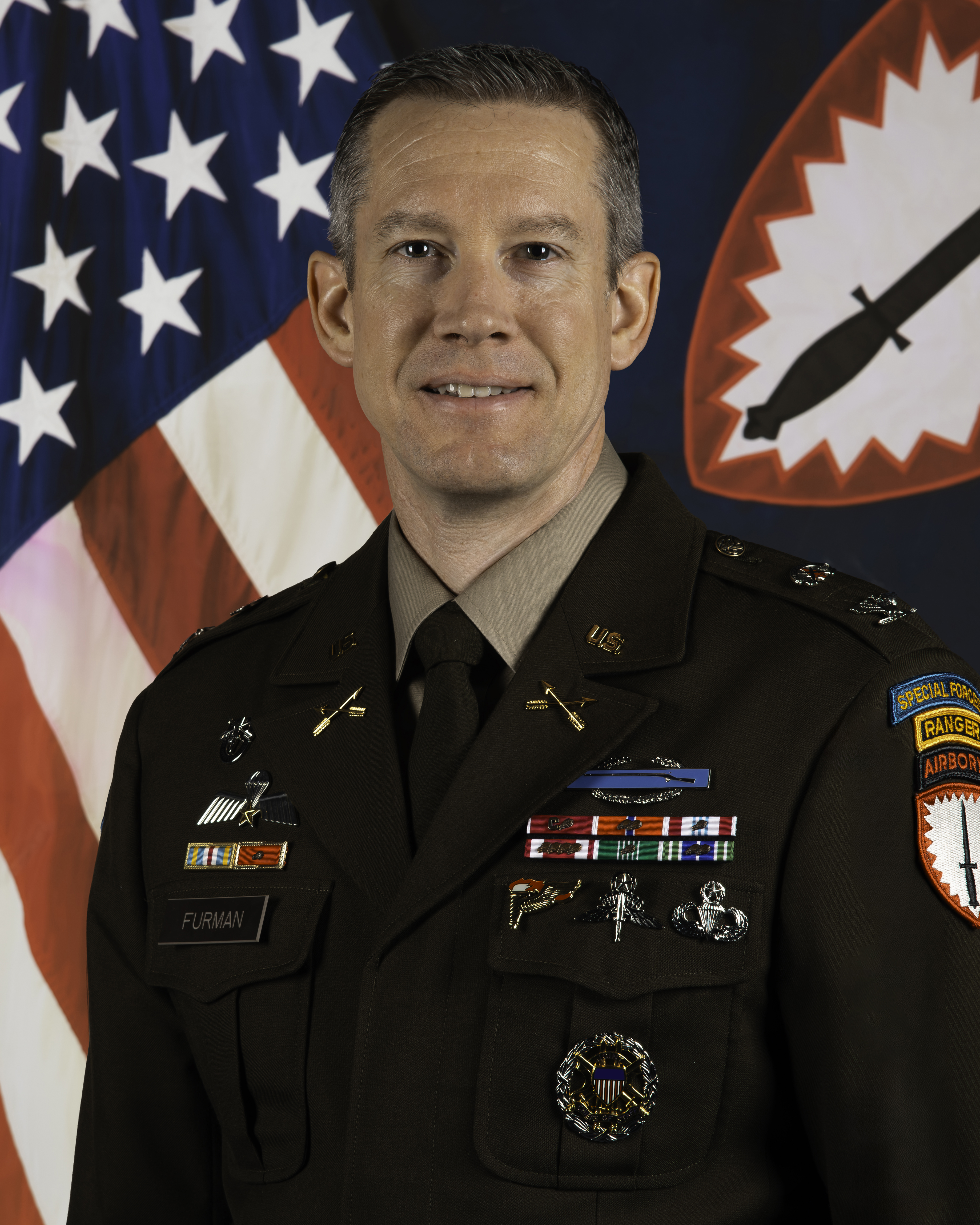 Portrait of Deputy Commanding Officer for Support Colonel Reid Furman