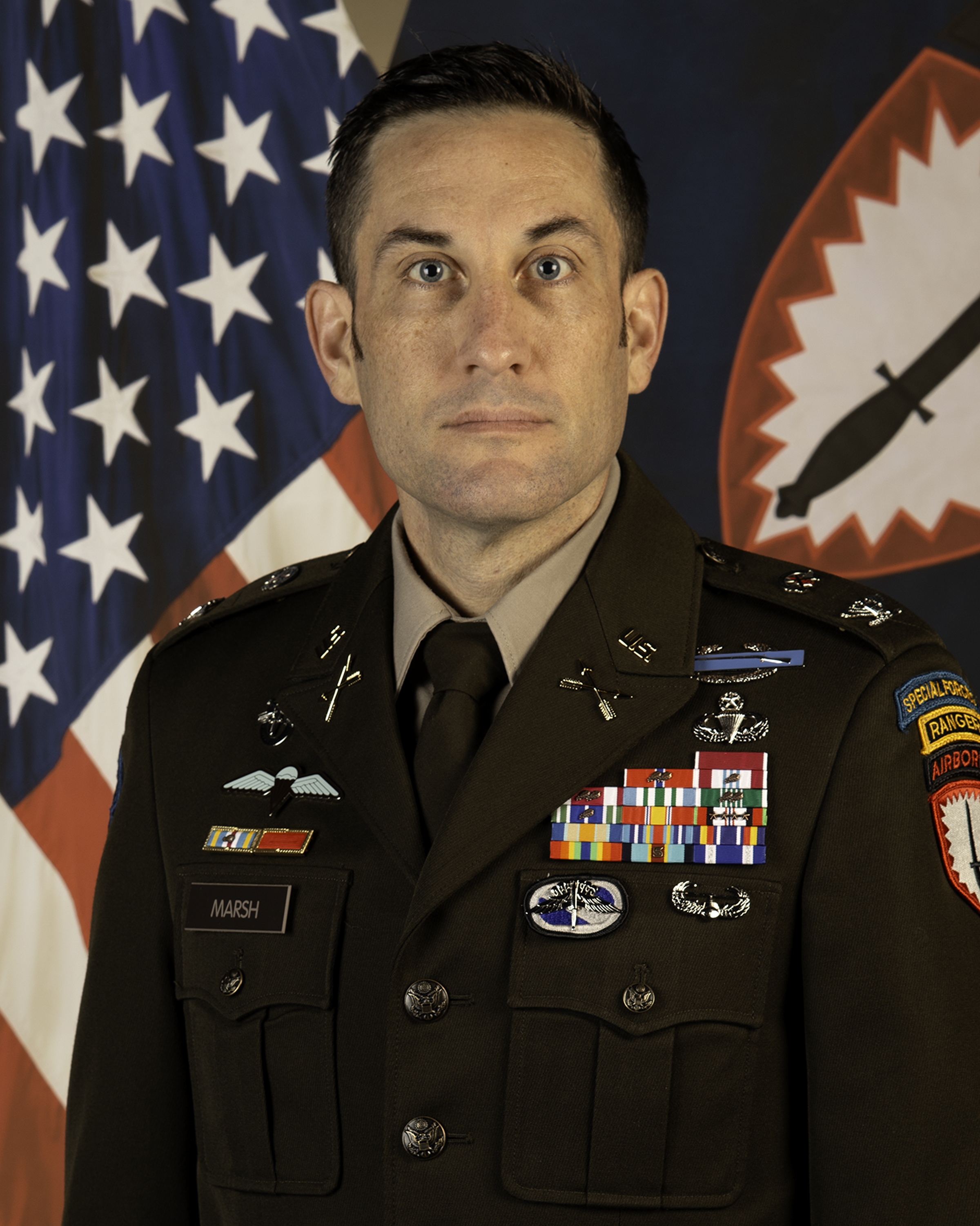 Portrait of Deputy Commanding Officer for Support Colonel Ned Beechinor Marsh