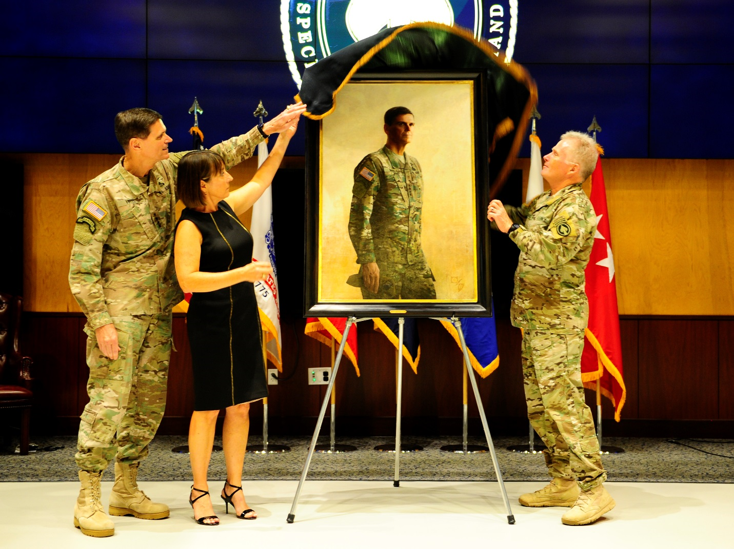 U.S. Special Operations Command unveiled the official portrait of Army Gen. Joseph L. Votel during a ceremony.